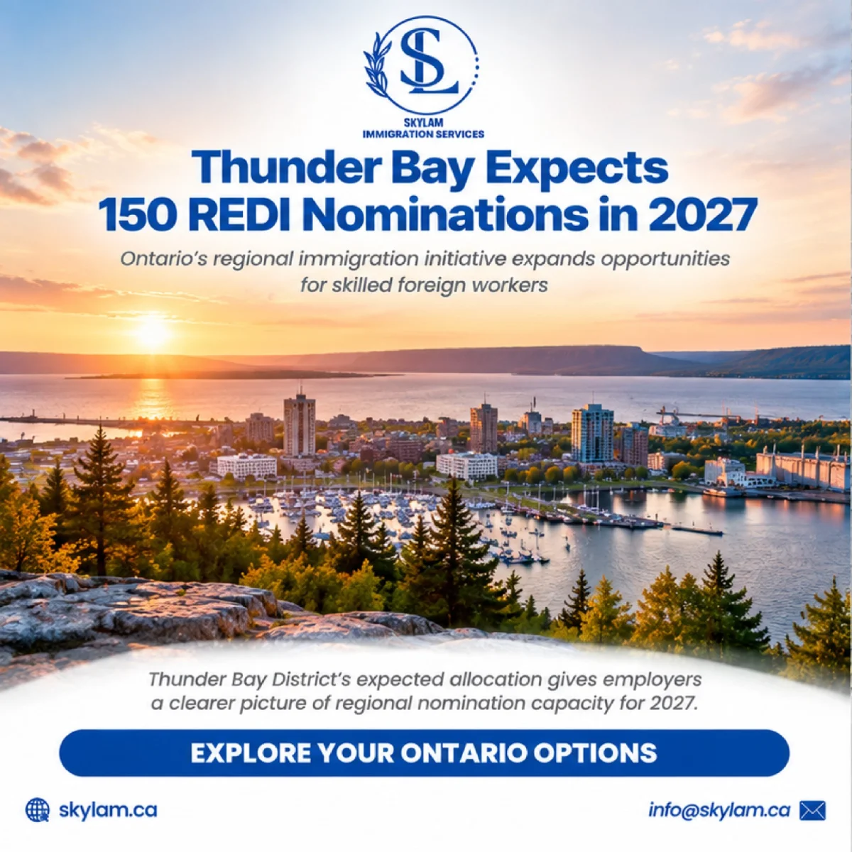 Thunder Bay Expects 150 Ontario Immigration Nomination Spaces in 2027